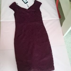 Purple elegant dress